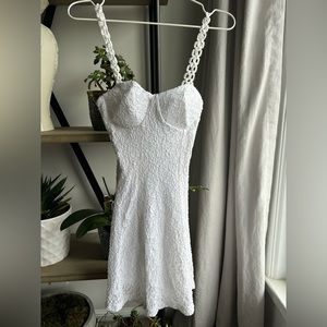 Vintage Ceduxion White Lace Dress
